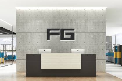 現代板式接待臺