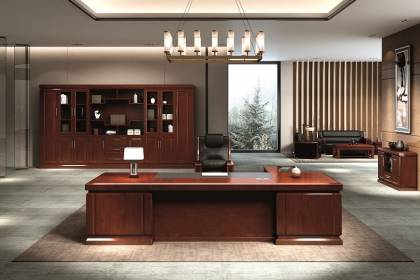 傳統實木高檔老板桌