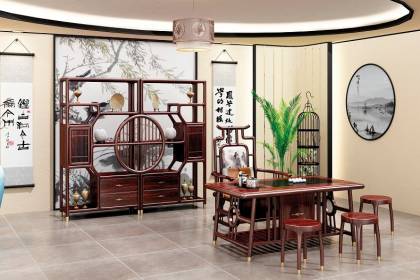 高檔現代新中式茶臺