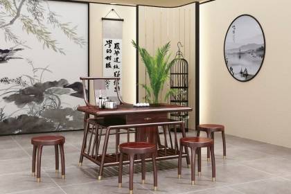 高檔現代新中式茶臺