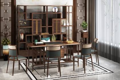 高檔現代新中式茶臺