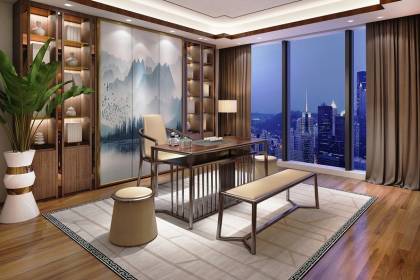 高檔現代新中式茶臺