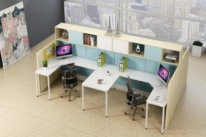 時尚辦公屏風卡位辦公臺