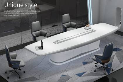 時(shí)尚烤漆會(huì)議臺(tái)