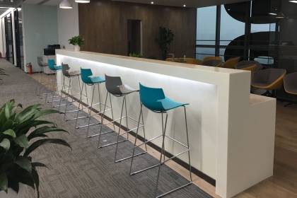 現代時尚烤漆吧臺