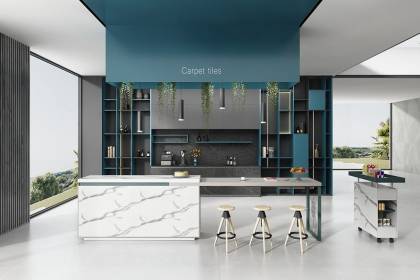 時尚板式辦公室吧臺