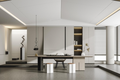 現代時尚玻璃茶幾