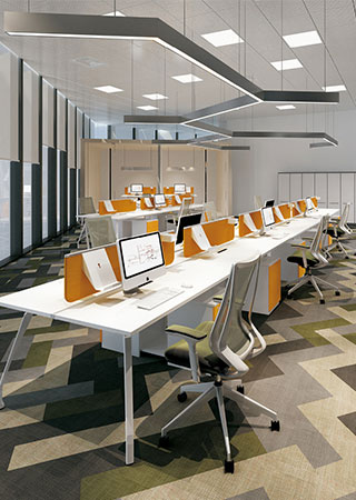 深圳辦公家具展廳實拍